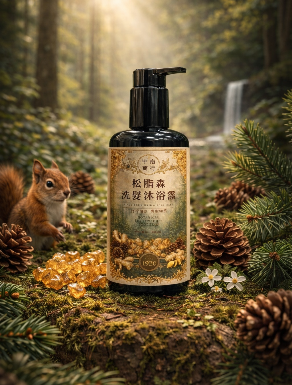 松脂森-洗髮沐浴露